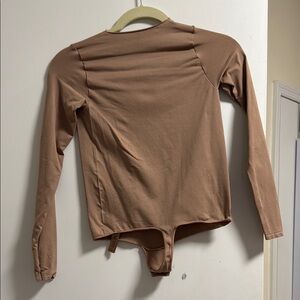 SKIMS Brown Long Sleeve Bodysuit